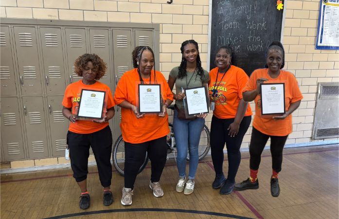  Staff members that represented the district core values 1st